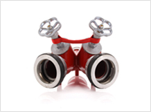 快速接口二分水器